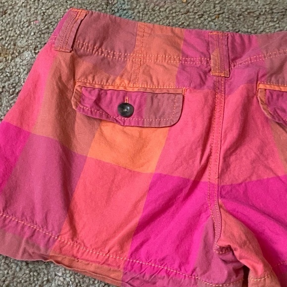 Old Navy Womens Shorts Size 4‎ Patch Work Pink-Orange Flap Pockets - Picture 4 of 8